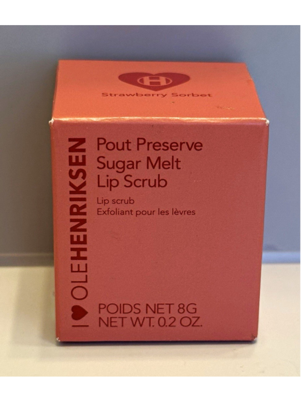 Ole Henriksen Pout Preserve Sugar Melt Lip Scrub Strawberry Sorbet Mini 0.2oz